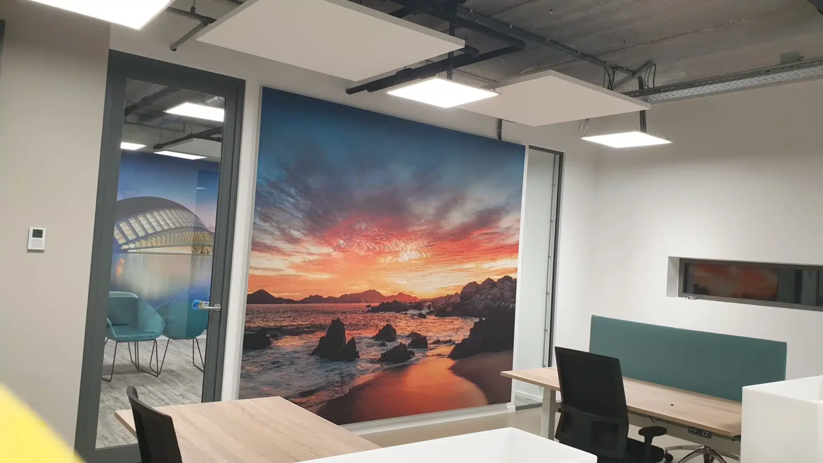 Wanden in een project van Wergo Afbouw